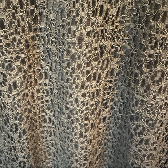 Chico's Muted‎ Green Lace Knit Women's Top size 1 - Picture 6 of 13